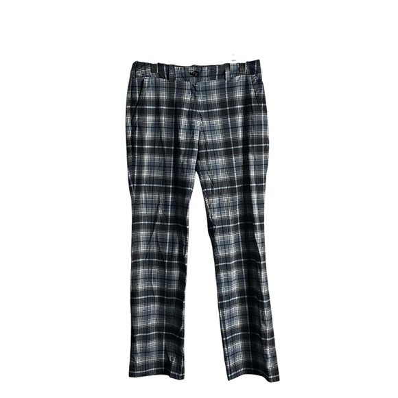 Nike Women's Plaid Dri-Fit Performance Wear Tour Golf Pant - Picture 1 of 10
